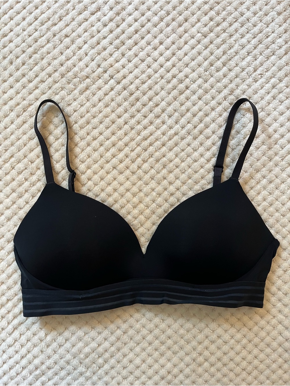 Auden Black Wirefree Push-Up Bra